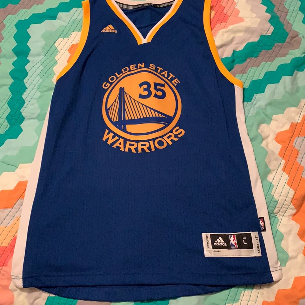 Adidas Golden State Warriors Kevin Durant Jersey